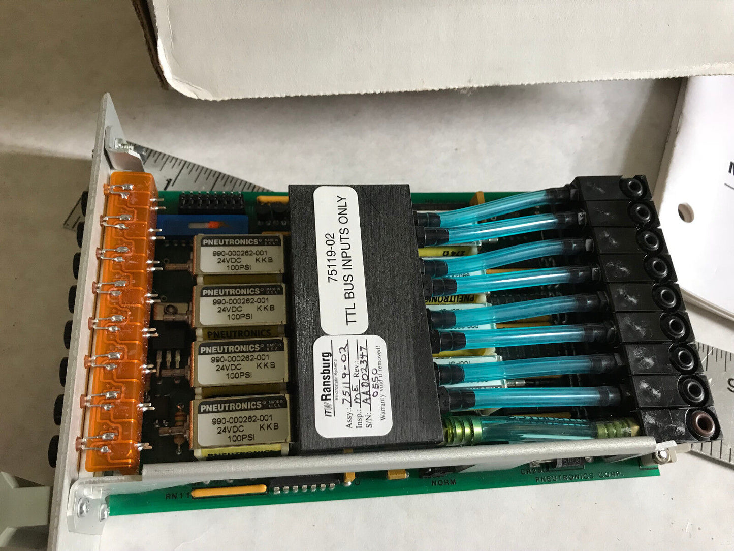 New Itw Ransburg 75119-02 Serial Digital Module 75119,Itw 75119-02 Ttl Bus,Eq