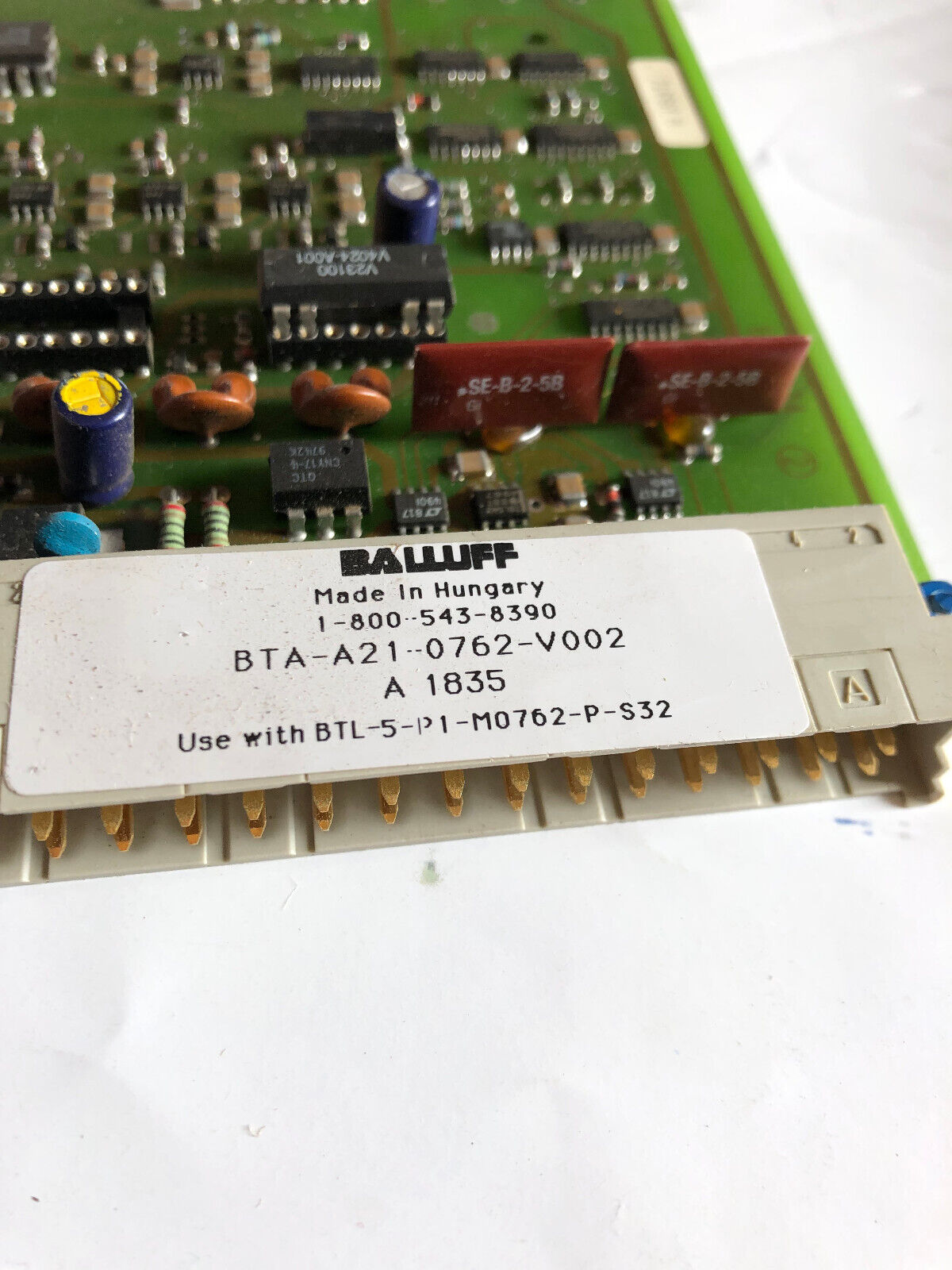 Balluff Bta-A21-0762-V002,Btm0025 Analog Processor Card,Cw,Ak
