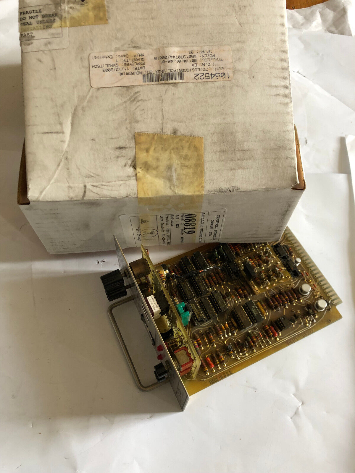New Industrial Dynamics 8819 Control Module,Insp. Logic,Insp Logic,Part 08597,De