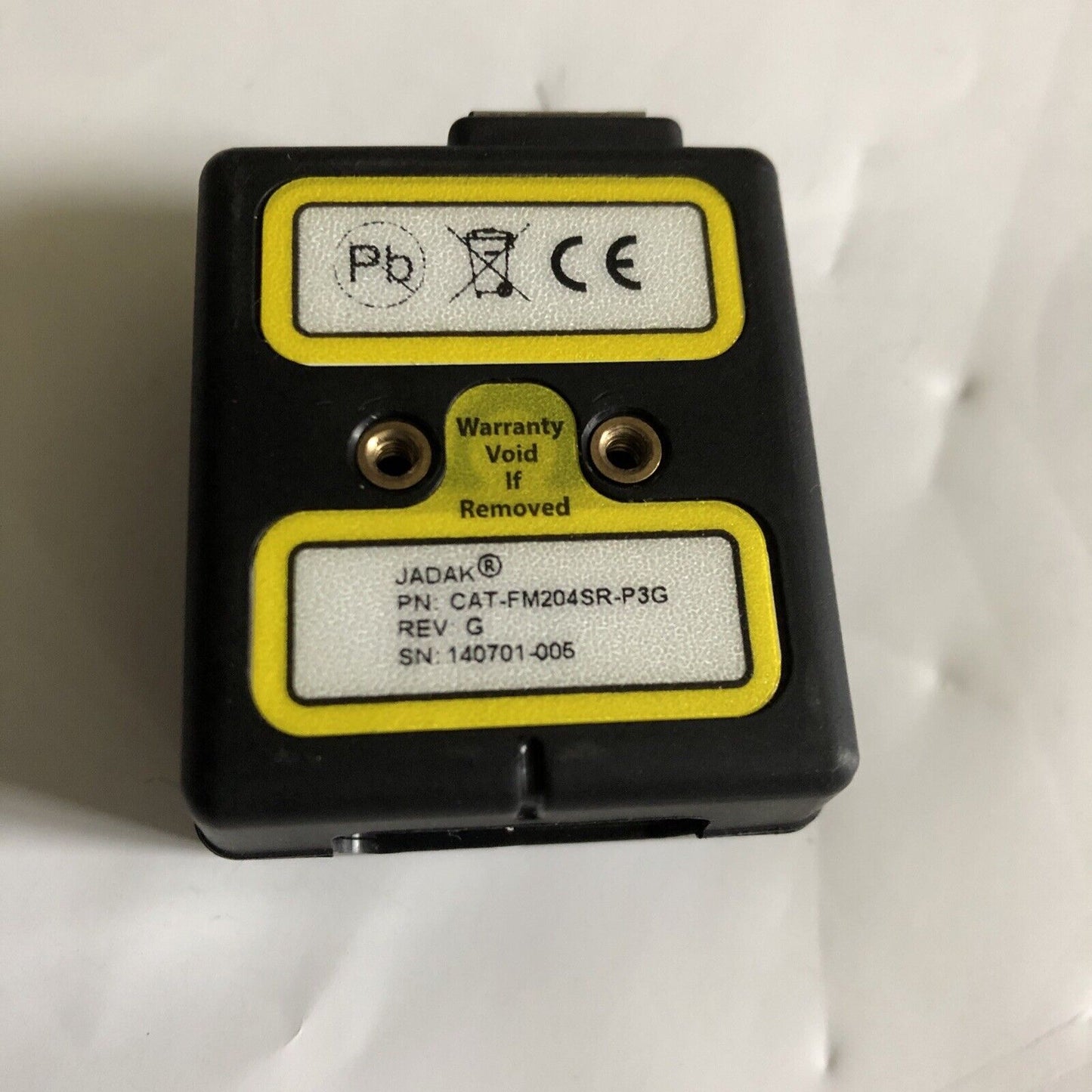 New Jadak Cat-Fm204sr-P3g Barcode Scanner Rev G,Ag