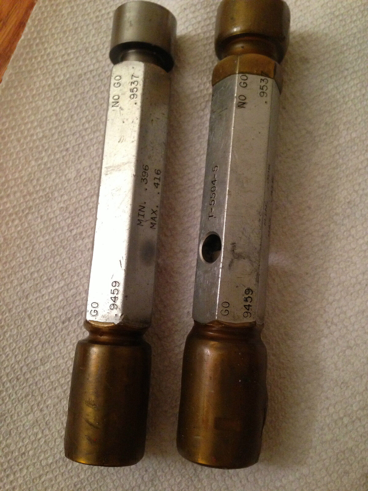 The Pipe Machinery 9459,9537 Inspection Gage Go No Go Plug Gage .9459 .9537,Ag