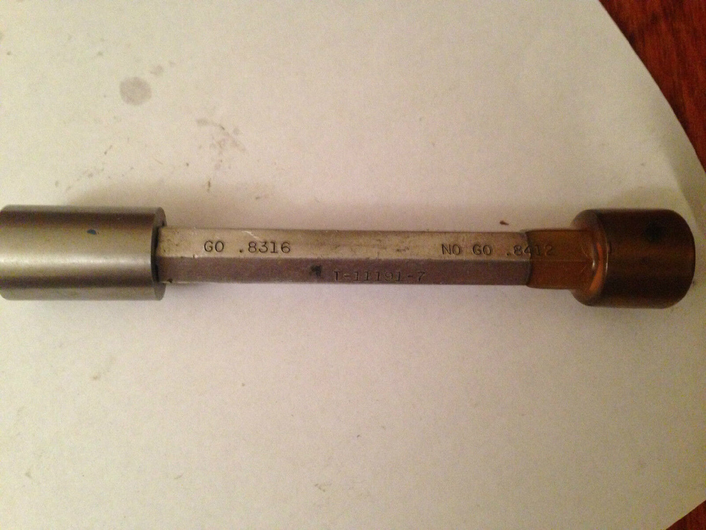 The Pipe Machinery 8316,8412 Go No Go Plug Gauge Inspection Gage .8316 .8412,Ag