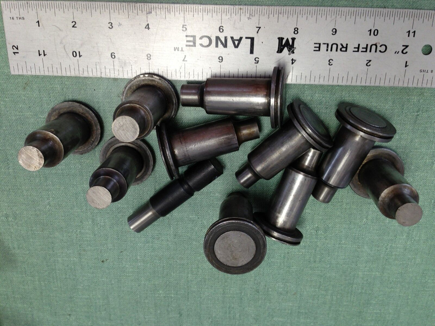 Lot 10 Sets Strippit Round Punches & Dies,625,.6250,0.6250",.631 Punch Die,To