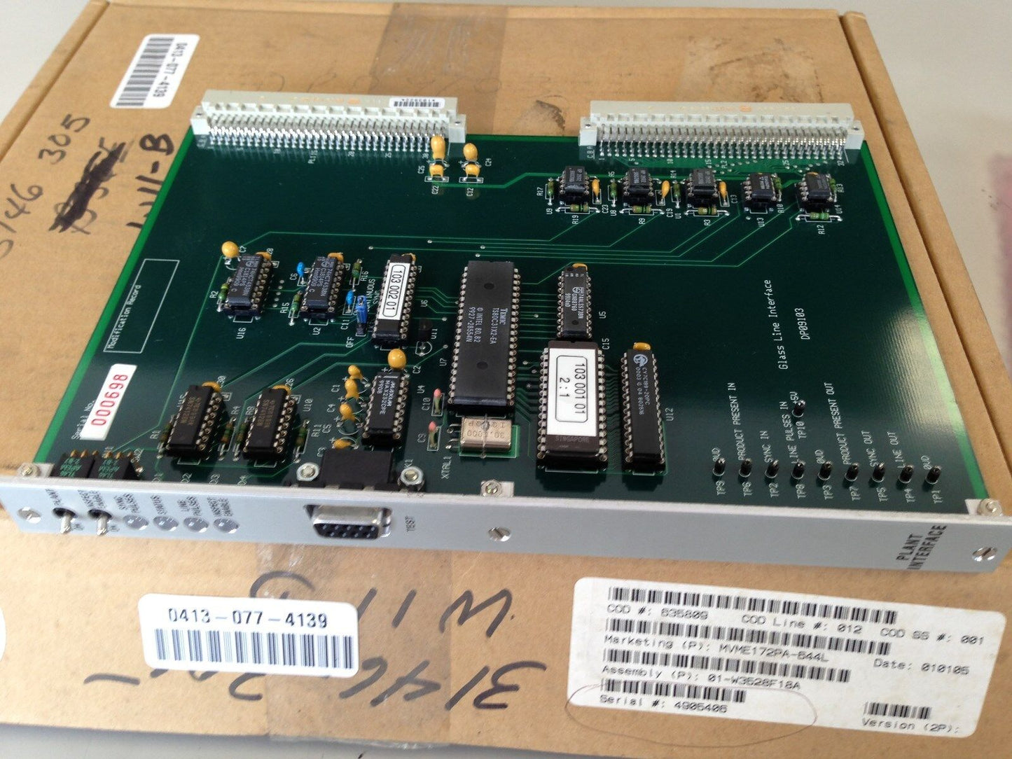 New Image Automation Aw 9003 Dp09103 Glass Line Plant Interface Plant,Sj