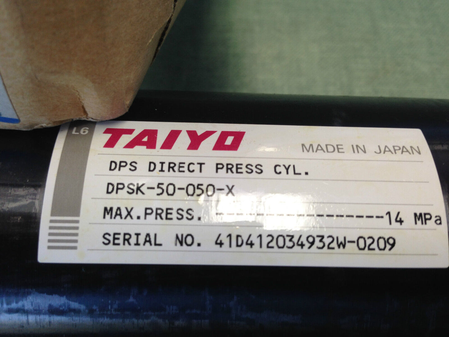 Taiyo Dpsk-50-050-X Hydraulic Direct Press Cylinder Valve,14 Mpa,Dpsk-50-50-X,Ax