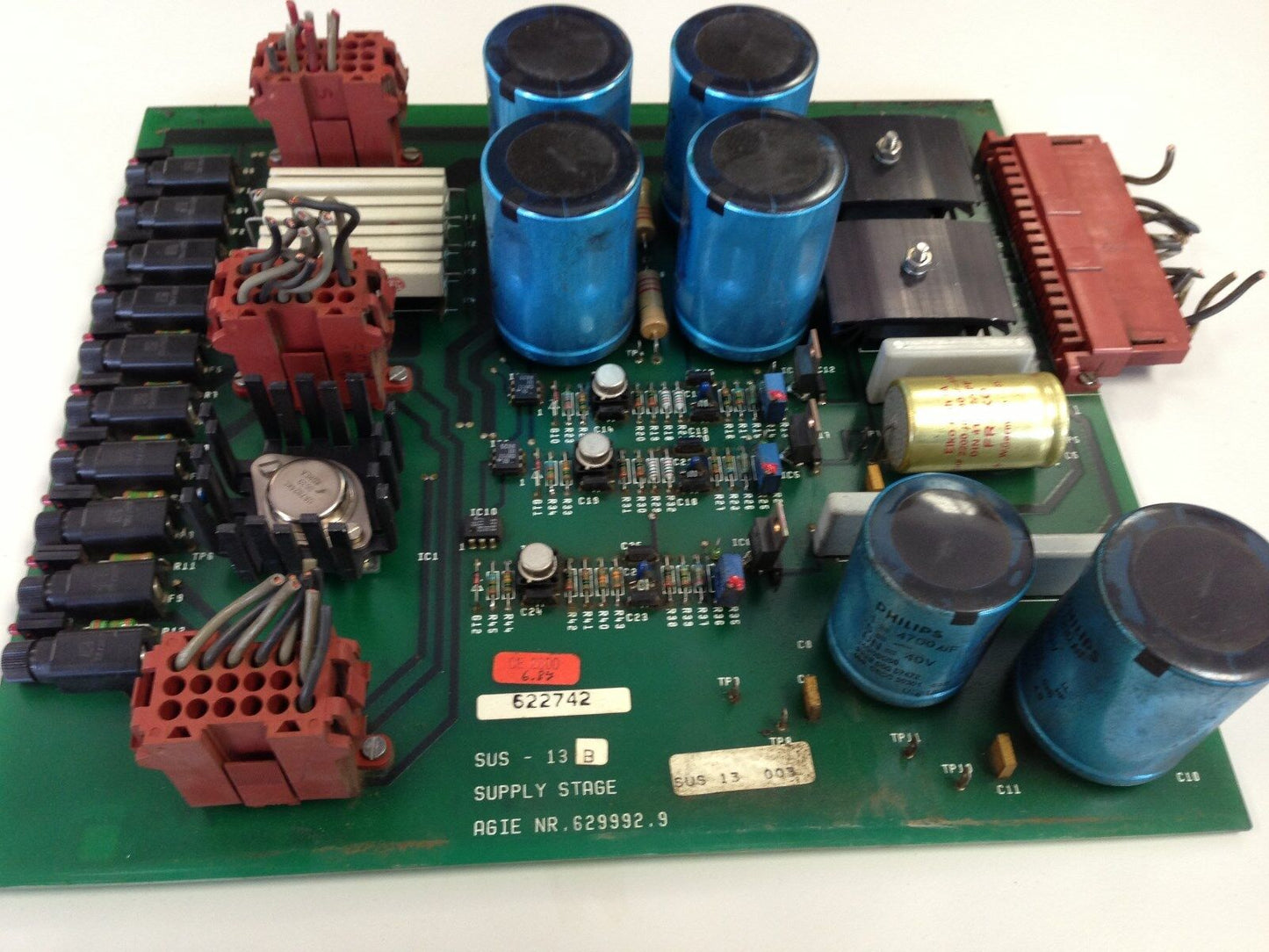 Agie Sus-13 B Supply Stage Pcb Boards,Edm  Nr. 629992.9 622742,Tn
