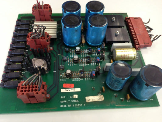 Agie Sus-13 B Supply Stage Pcb Boards,Edm  Nr. 629992.9 622742,Tn