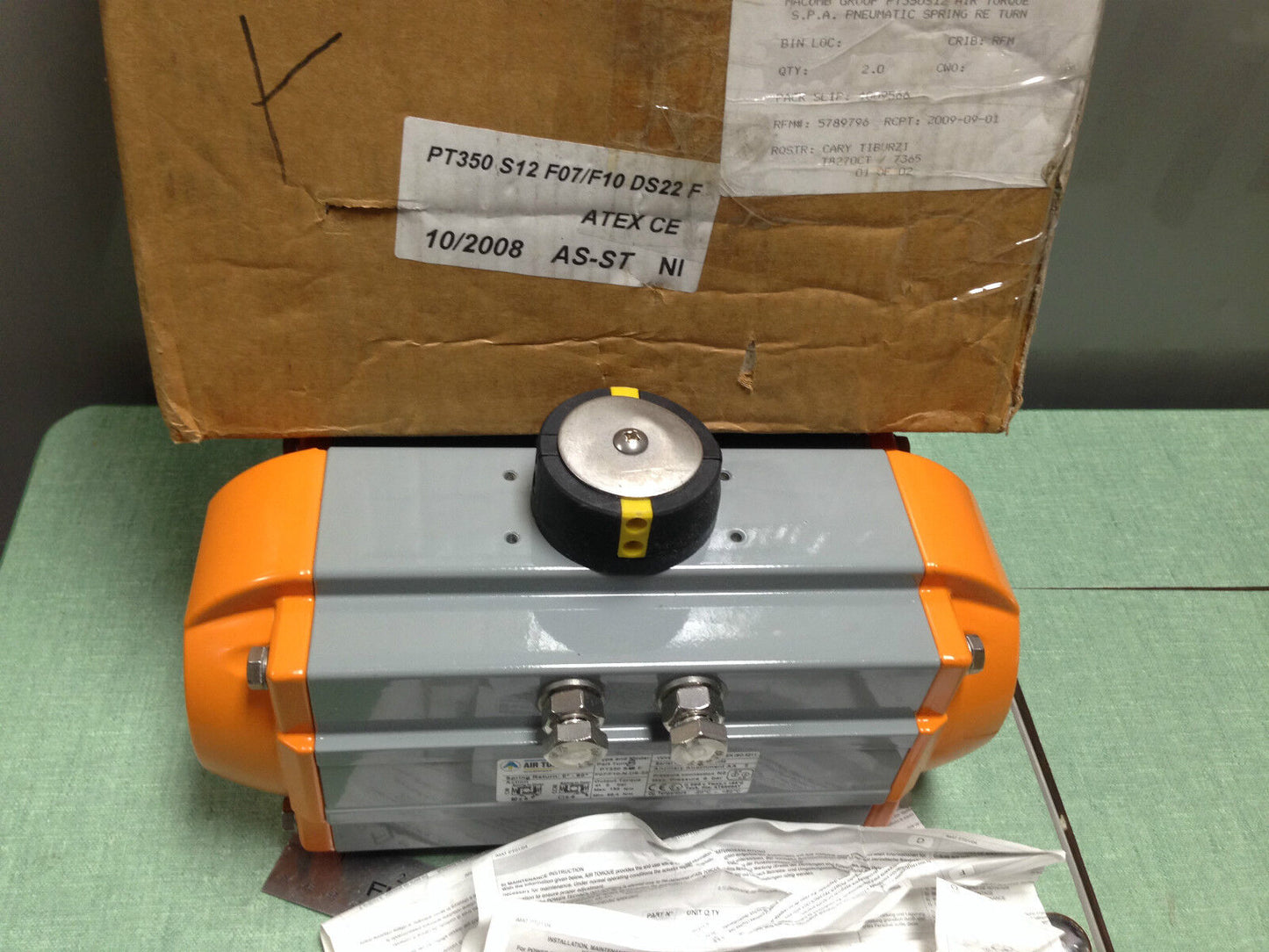 Air-Torque Pt350-S8 F,Pt 350 S12 F Pneumatic Valve Actuator F07/F10-N-Ds-22,Av