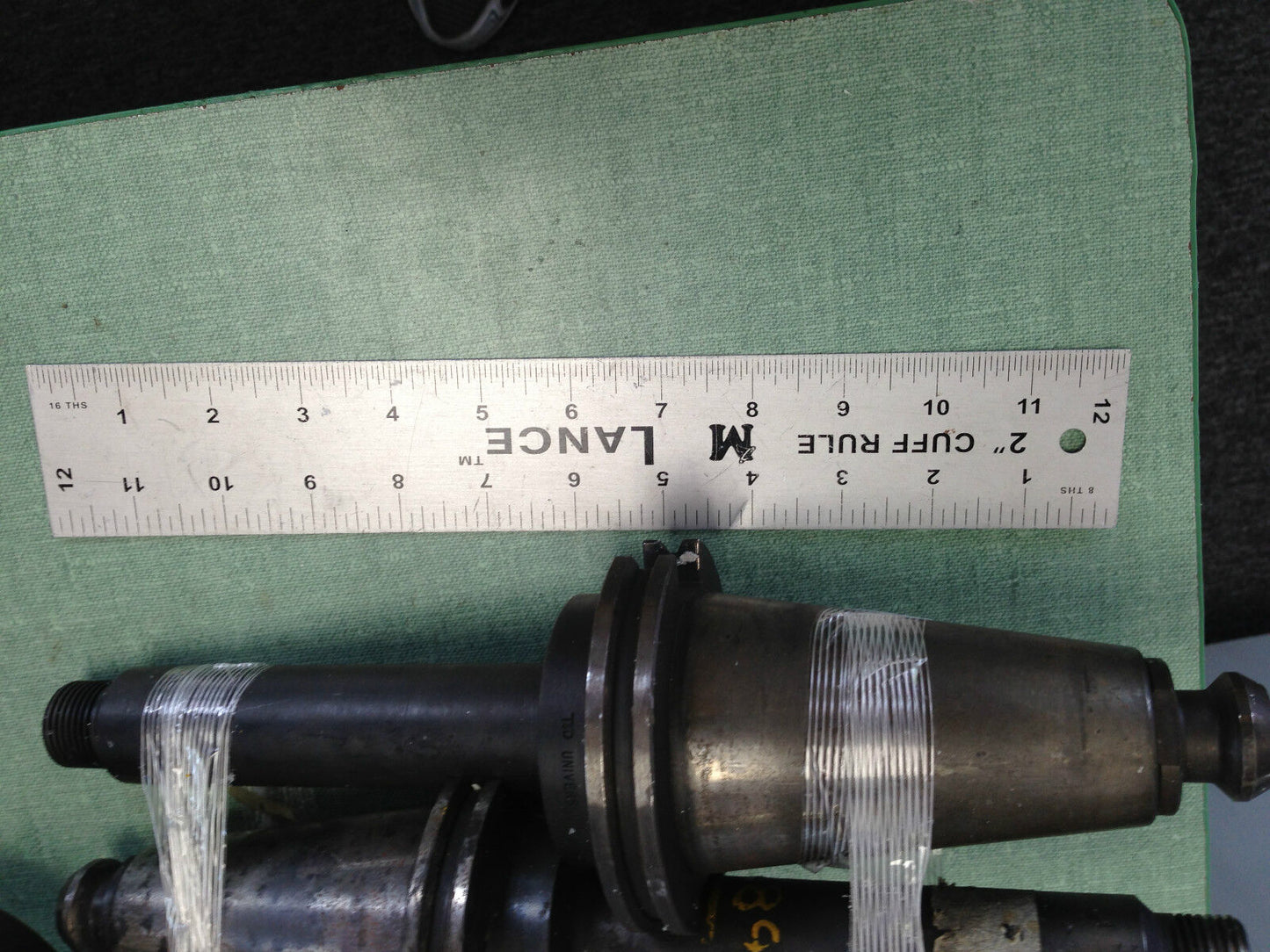 Lot 2 Tsd Universal 912587 Acura-Grip Collet Chuck, Cat-50 Missing Lock Nuts,To