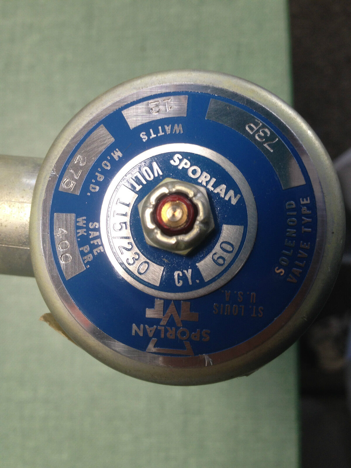 New 1/2" Fpt Sporlan 73P Solenoid Valve 275 115/230V 400 Wk. Pr.  12Watts A-5,Sm