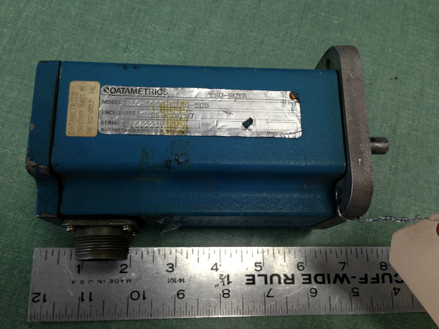 Datametrics Dc-1000-D110-5D5 Tru-Rota Rotary Encoder Ls-C2s-S7,Tn