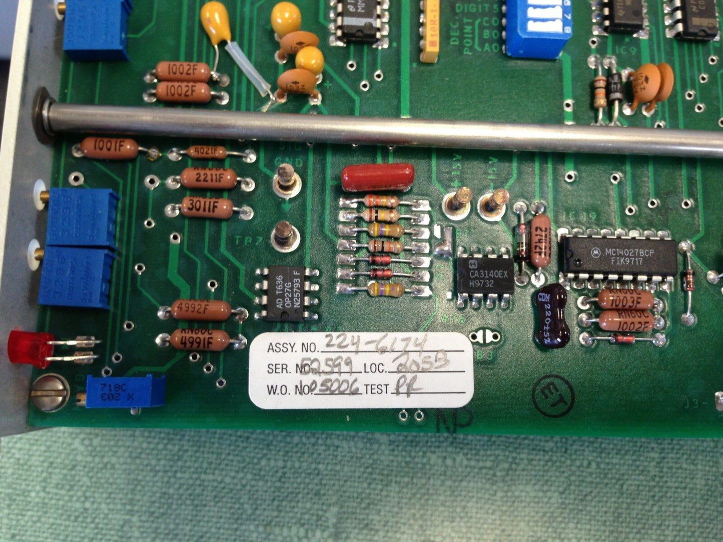 Himmelstein Transducer 6-205B Amplifier Assy No 224-6174 224-4750F 224-4749F,Ag