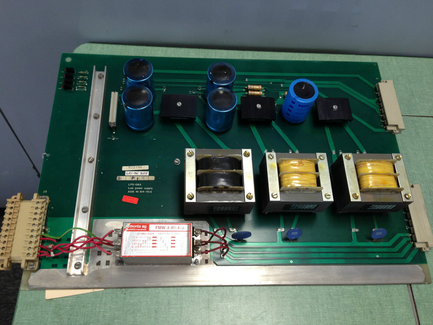 Agie Lps-06A,614 110.5 Low Power Supply Pcb For Agiepuls Mm Wire Edm Control,To