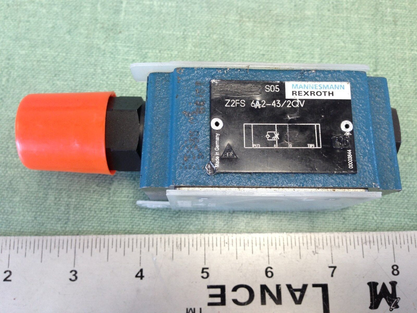 New Rexroth Z2fs 6-A2-43/2Qv Hydraulic Check Valve,00003844,Z2fs 6 2-43/2Qv ,Tl
