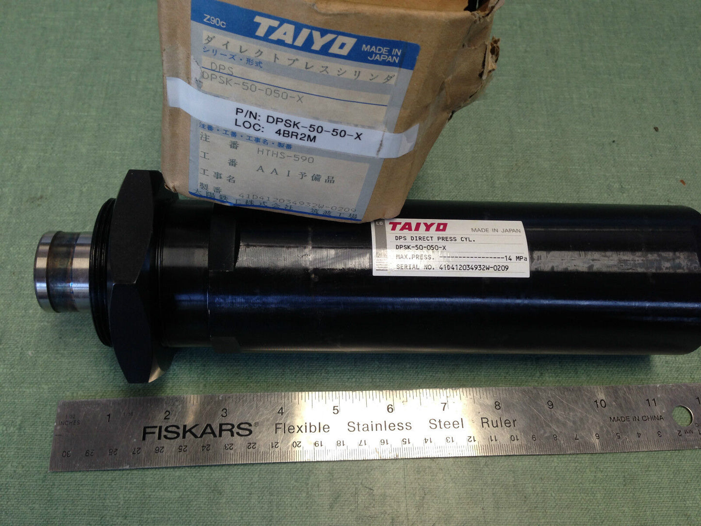 Taiyo Dpsk-50-050-X Hydraulic Direct Press Cylinder Valve,14 Mpa,Dpsk-50-50-X,Ax