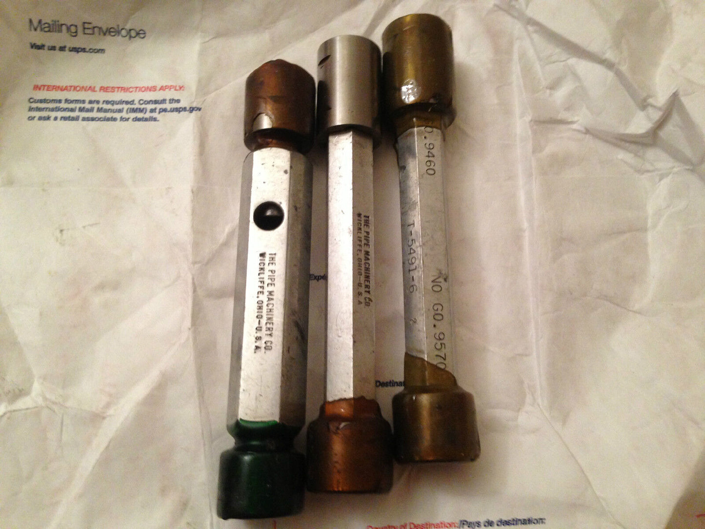 The Pipe Machinery 9460 Inspection Gage Go No Go Plug .9460 .9570 .946 .957,Ag