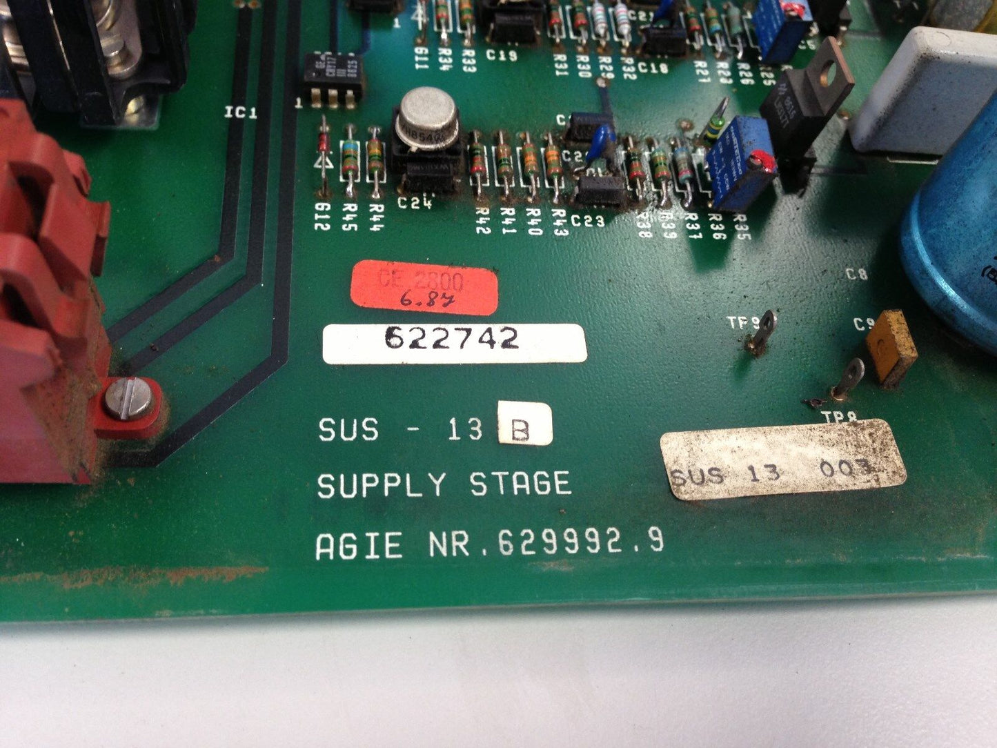 Agie Sus-13 B Supply Stage Pcb Boards,Edm  Nr. 629992.9 622742,Tn