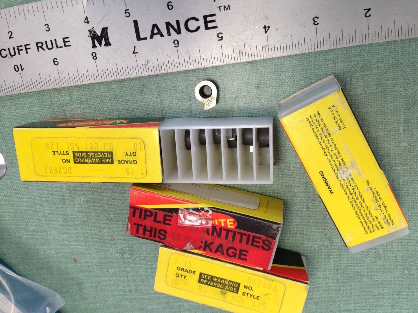 New Lot 40 Valenite Rd 081 Ngl 125 Carbide Inserts, Grade: T15,Ngl 125 ,Sv