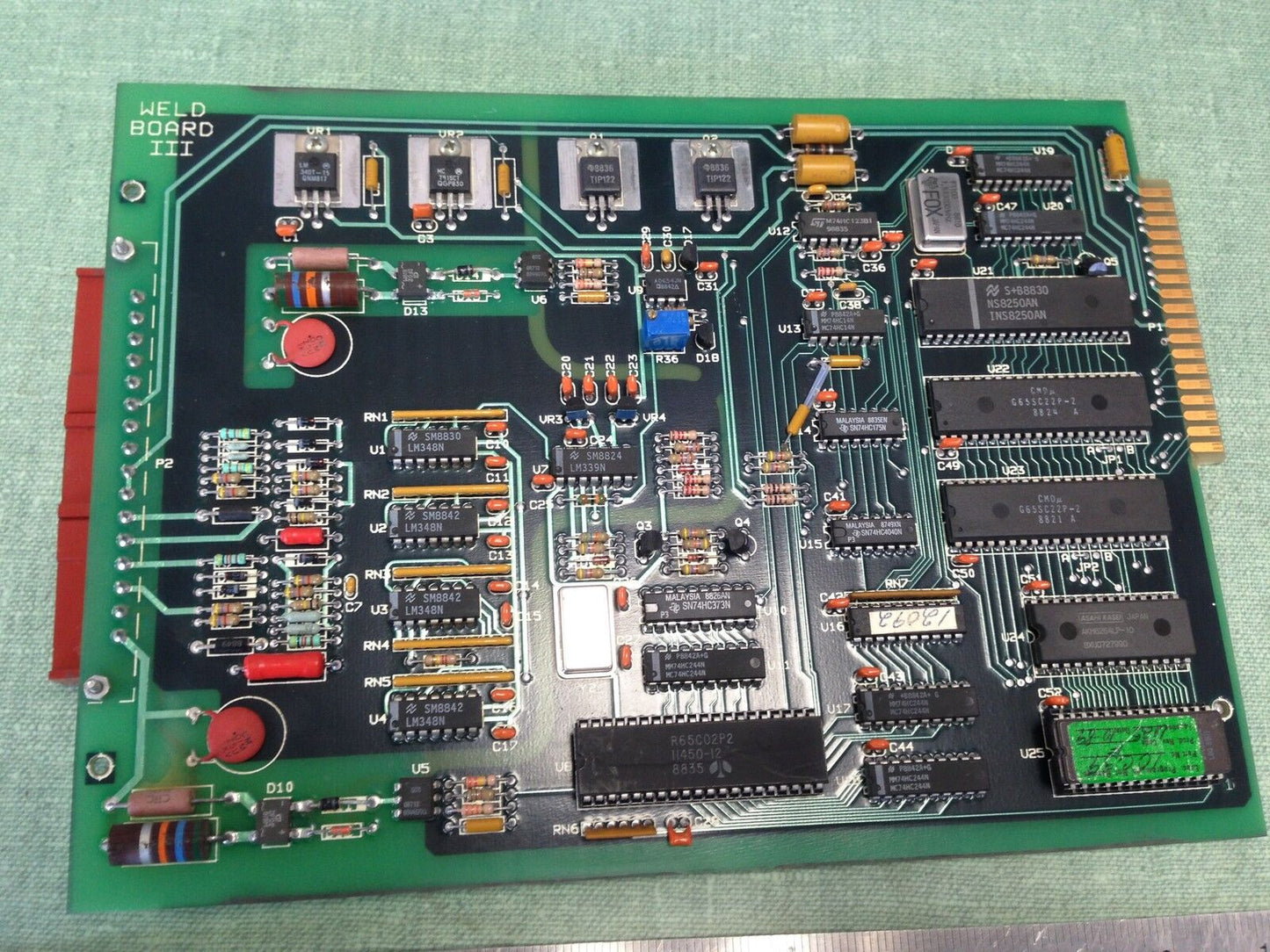Uticor Technology 75E29  Weld Iii Circuit Board  60C74-2  60C74-4,Tn