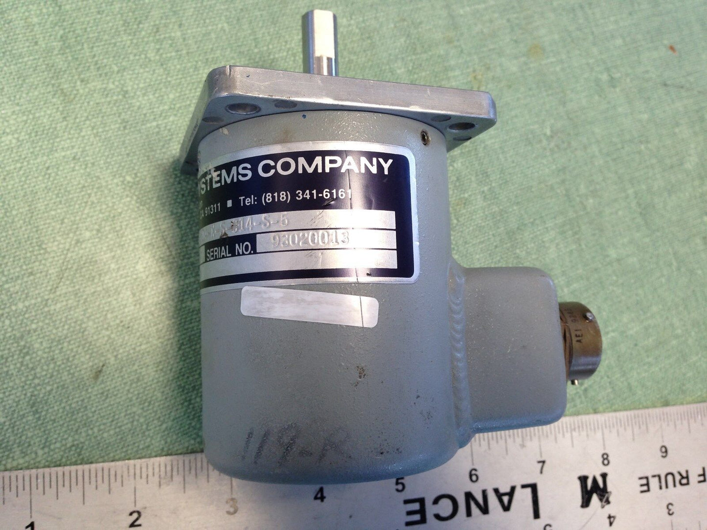 Bei M25d-X-Hss4096g-Xd4-X-S-C14-S-5 Encoder 2261-000,3/8" Shaft Diameter,Sv