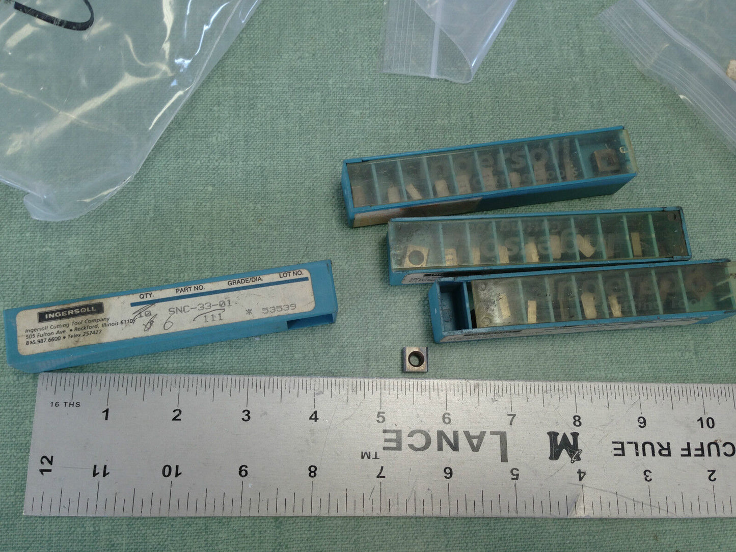 New Lot 35 Ingersoll Snc-33-01 Carbide Inserts, Grade: 111,Tcisnc3301c2,Sv