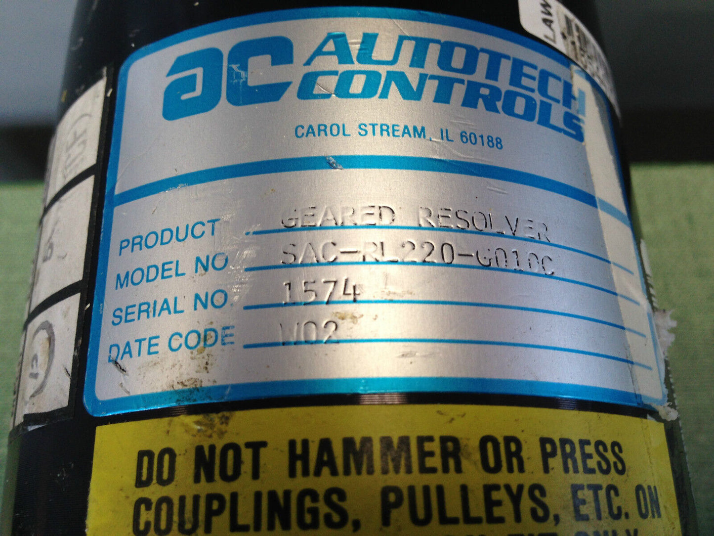 New Ac Sac-Rl220-G010c,Autotech Controls Sac-Rl220-G01dc Resolver Motor,Ar