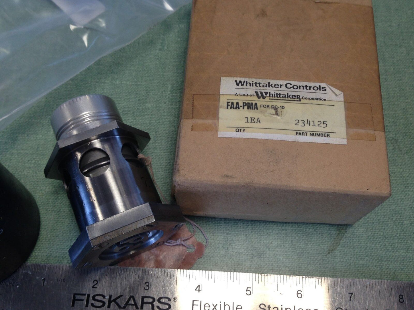 Whittaker Controls 234125 Dc-10 Fuel Pressure Relief Valve,Faa-Pma Fscm 79318,Ct
