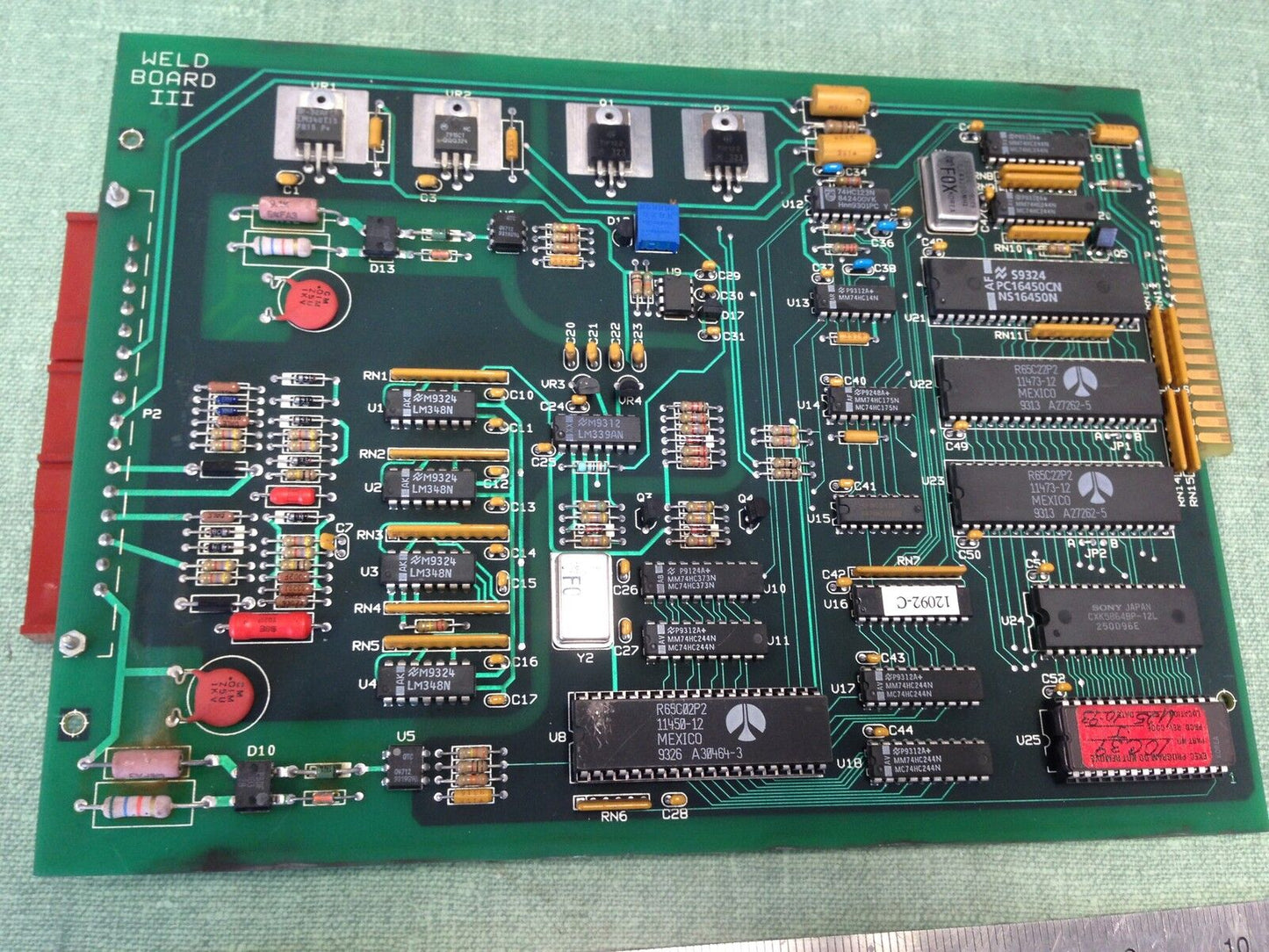 Uticor Technology 75E29  Weld Iii Circuit Board  60C74-2  60C74-4,Tn