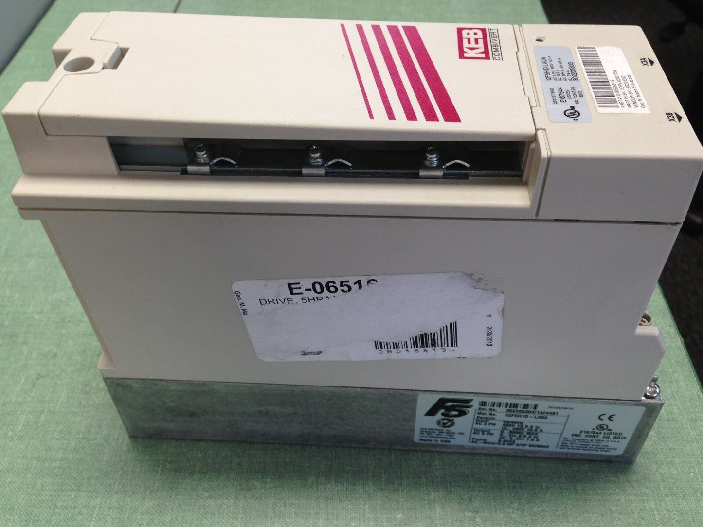 New 5Hp Keb Combivert Ac Drive 12F5h1d-Laoa  F5 12F5h1d-La0a 6.6 Kva,Ag
