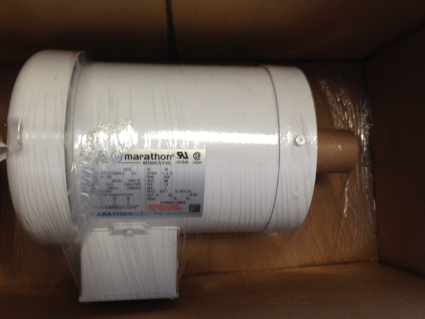 Marathon Electric 8517090 Three Phase Motor,1Hp,Marathon Lql56t28f15506a B,Av