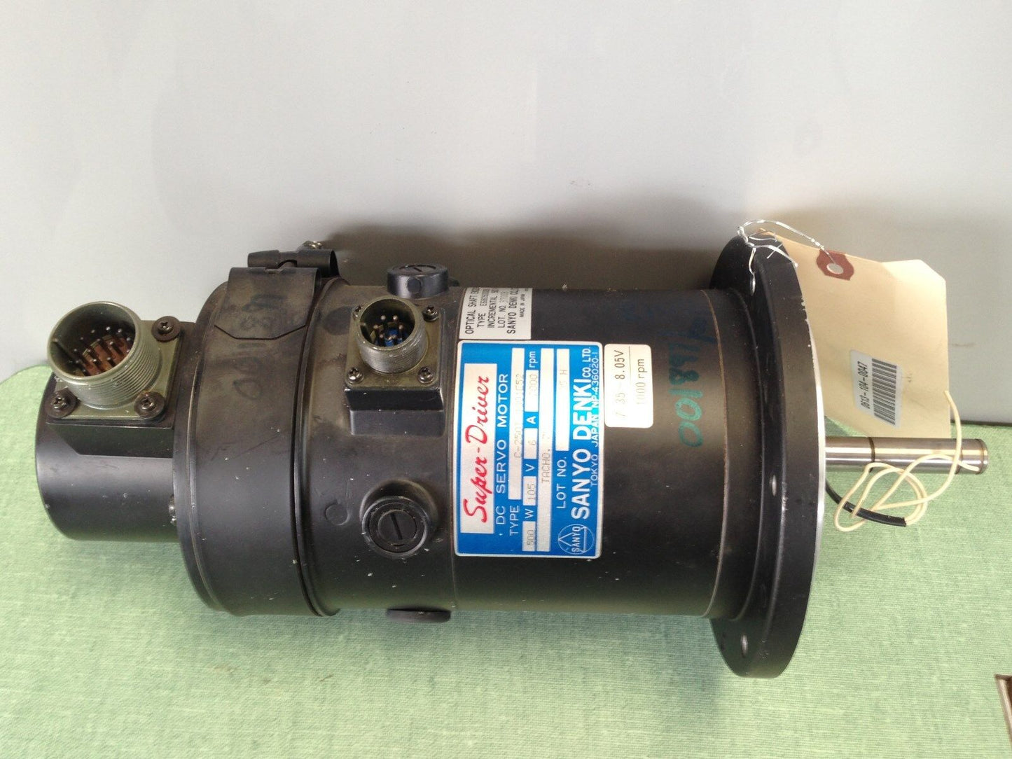 New Sanyo Denki C-250T-4001 E52 Super-Driver Dc Motor,2000Rpm,6A,105V,500W,Tg
