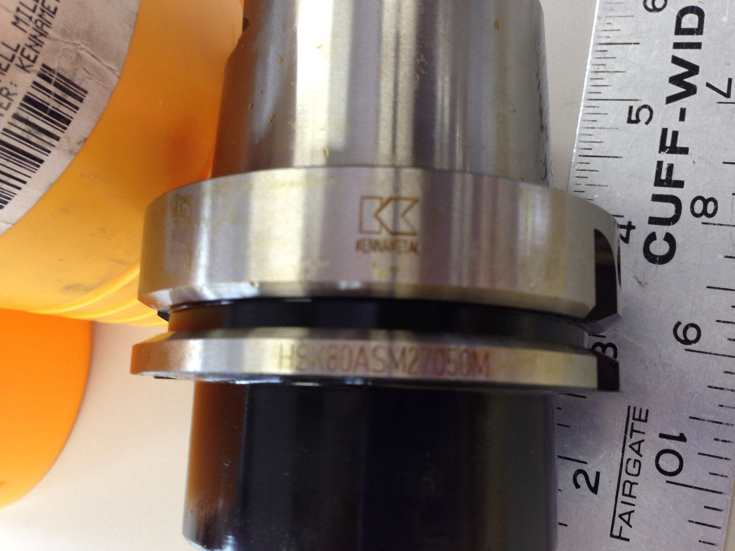 Kennametal Hsk80asm27050m Shell Mill Holder,27Mm,Hsk-80A,Tl