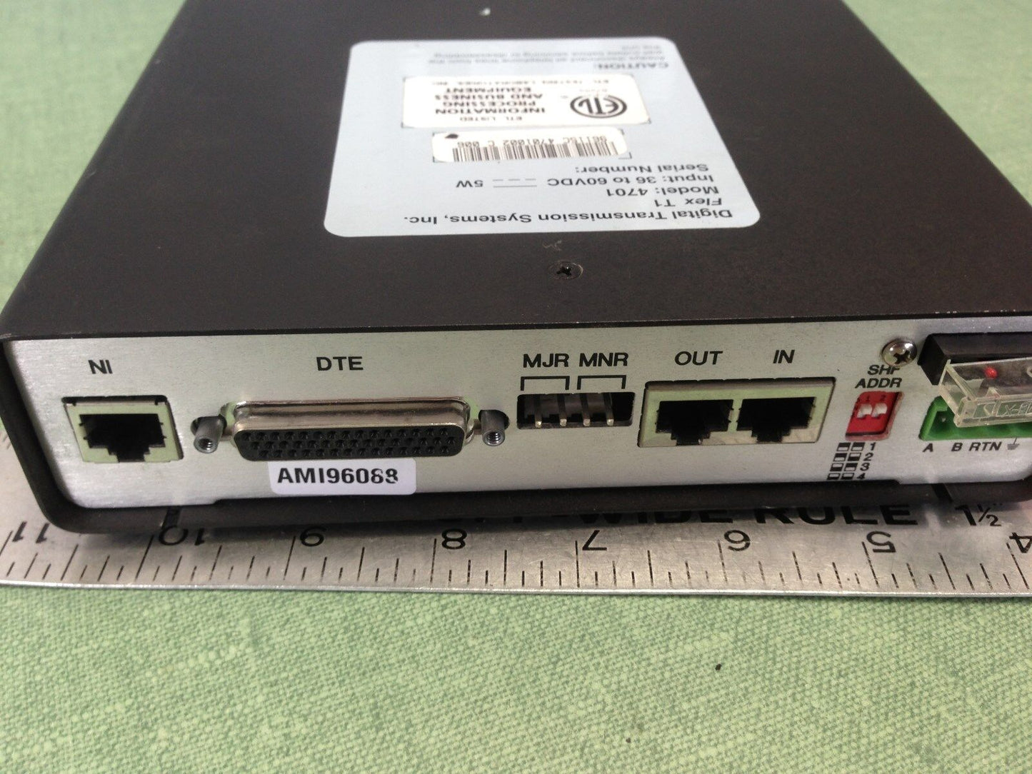 Digital Transmission Systems Dts 4701 Flex-T1, 5 Watts, 36-60 Vdc,Ax