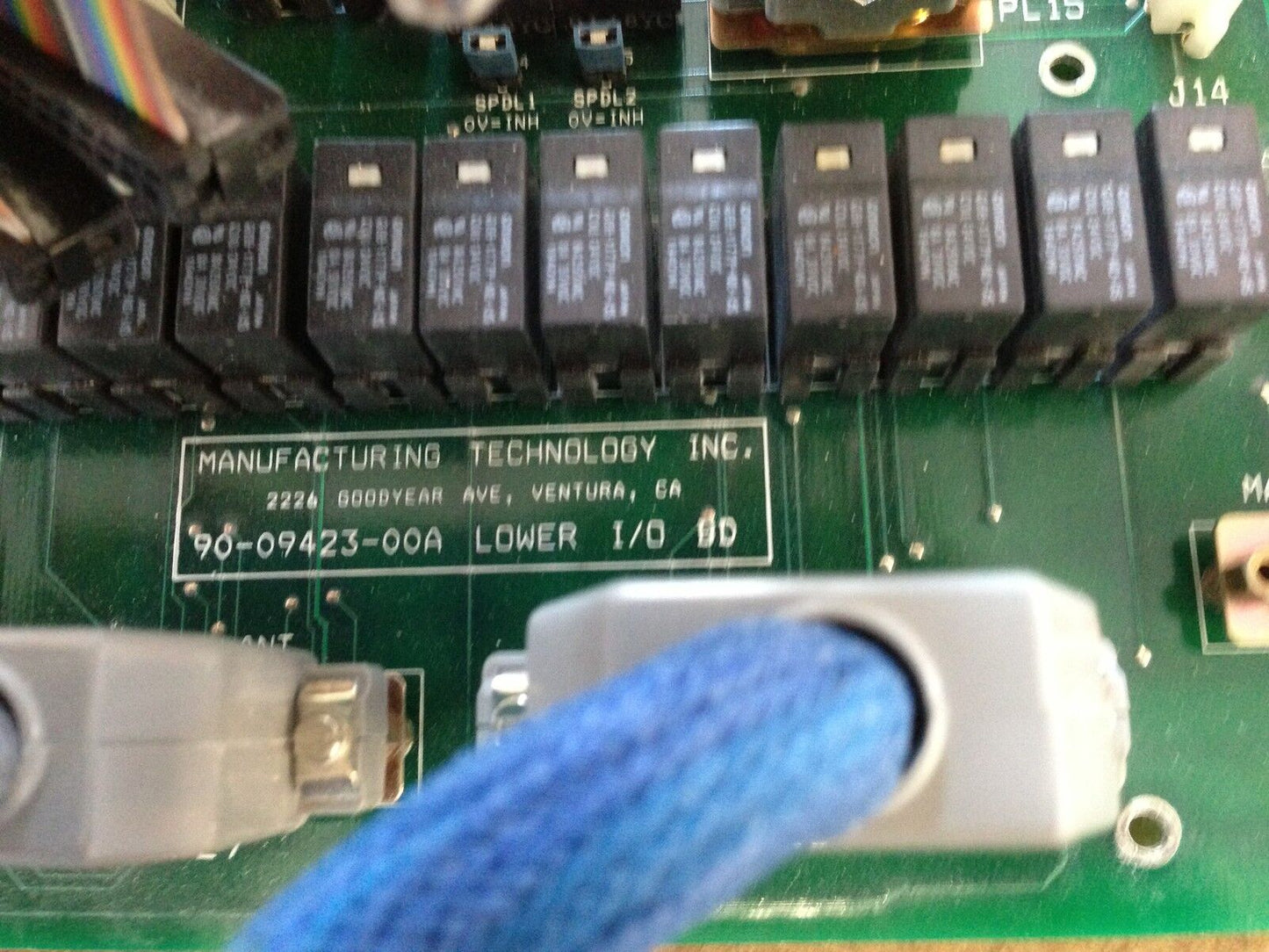 Manufacturing Technology Mti 90-09423-00A I/O Bd,El-11198-00D,Lower I/O Board,Sc