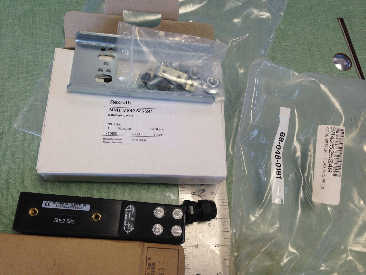 Bosch 5052 583,3842174350,3/8 Npt Code Head,Rexroth 3842525241 Mounting Kit,Sk