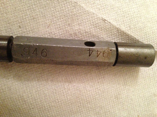 The Pipe Machinery 944,946 Inspection Gage Go No Go Plug Gage .944 .946,Ag