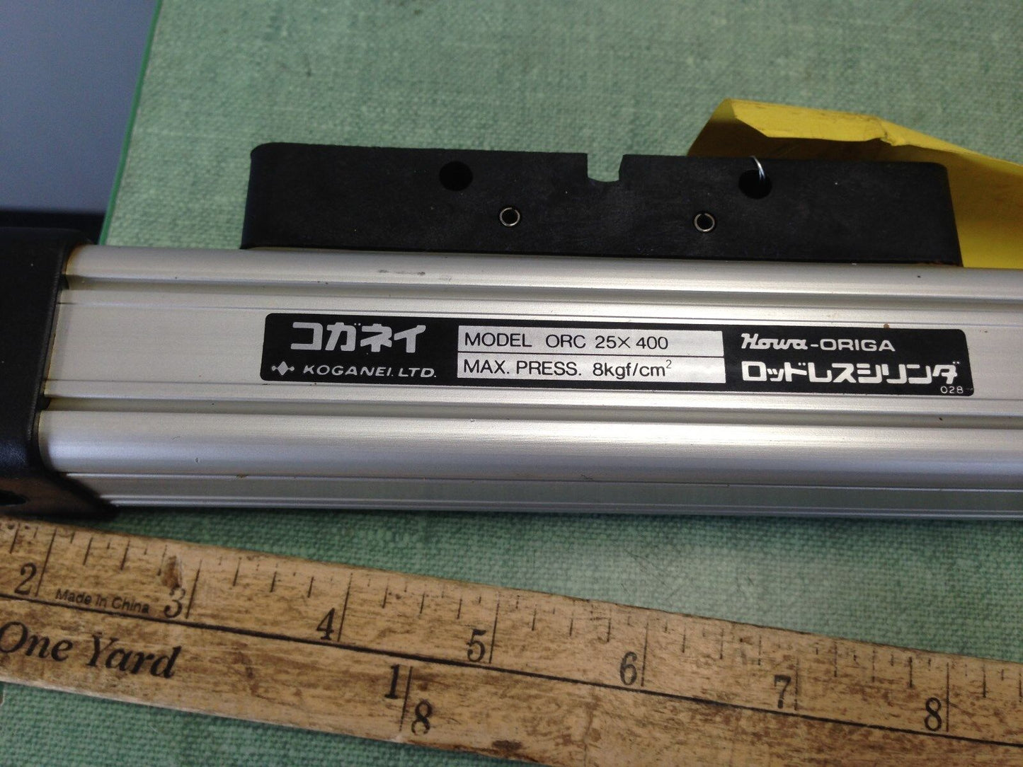 Origa Orca 25X400,Koganei Orc25x400 Pneumatic Linear Actuator,400Mm Travel,Br