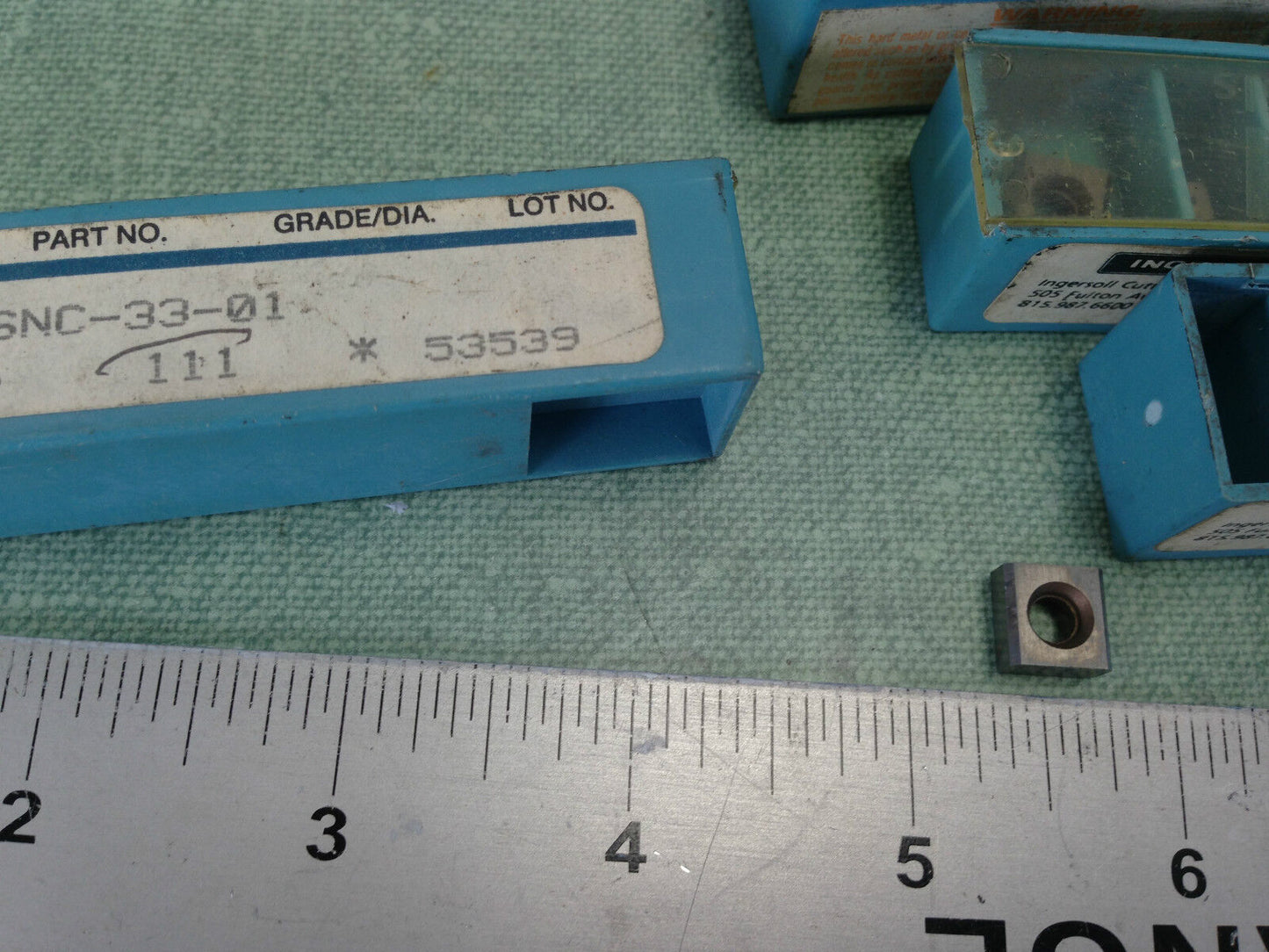 New Lot 35 Ingersoll Snc-33-01 Carbide Inserts, Grade: 111,Tcisnc3301c2,Sv