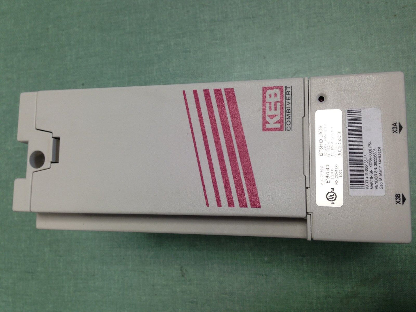 New 5Hp Keb Combivert Ac Drive 12F5h1d-Laoa  F5 12F5h1d-La0a 6.6 Kva,Ag