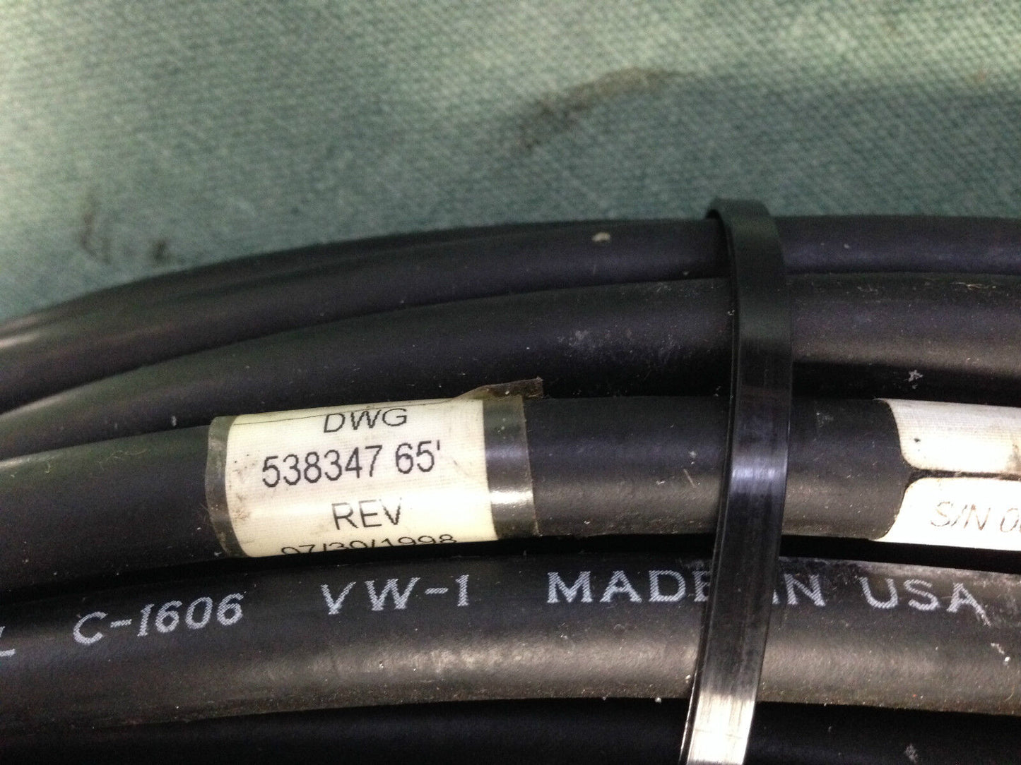 New Cooper 538347 65’ Motor Servo Cables,65' Length (New & Used),Mec-15-06,Ak