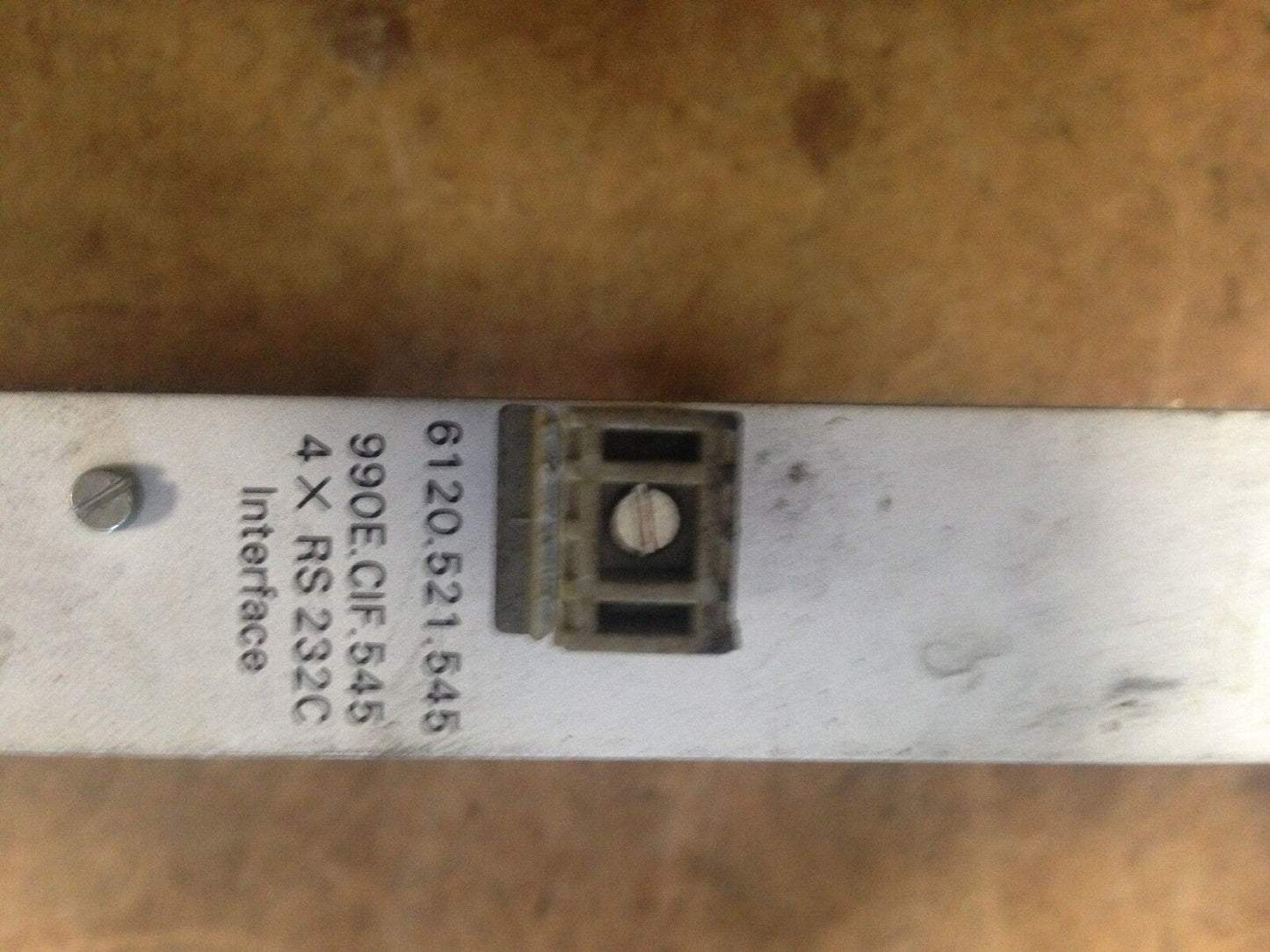 Bircher 6120.521.545, 990E.Cif.545 4Xrs 232C Interface Plc Board,Ag,Ev