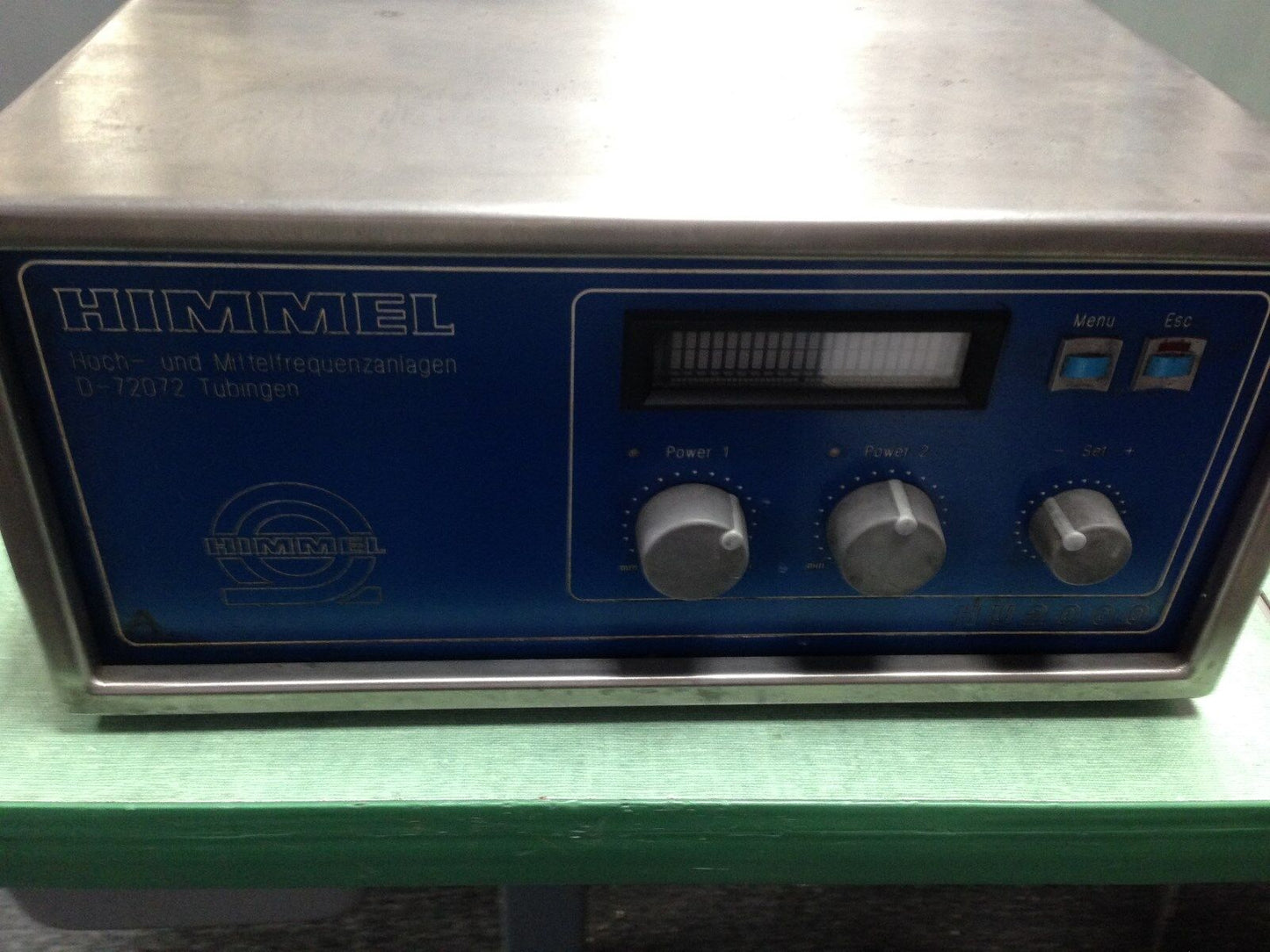 Himmel Hu2000 Temperature Controller,D-72072,230Vac Cooling Water 21/Min Hoch,Ch