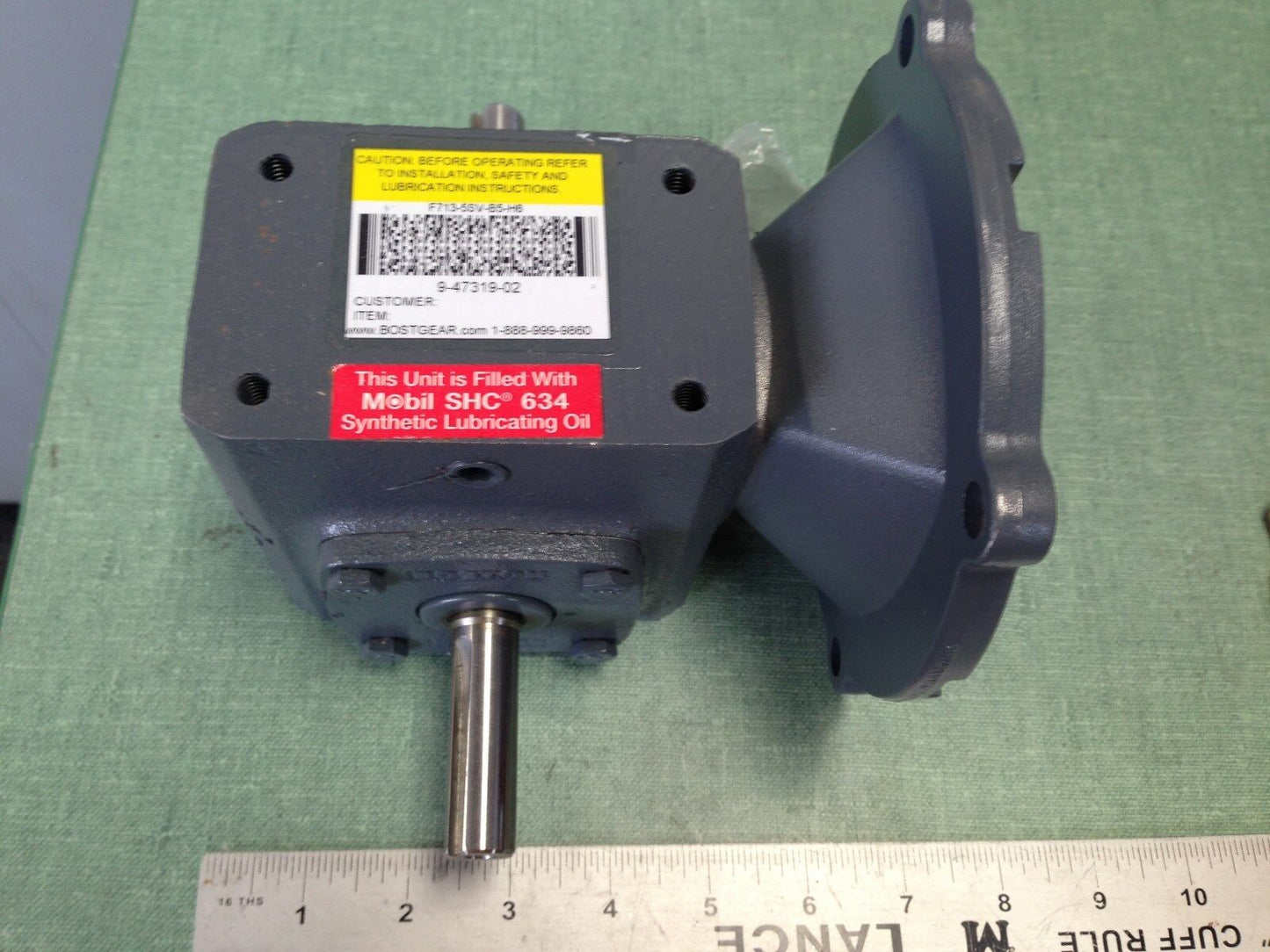 New Boston Gear F7135svb5h6 Gear Speen Reducer, 1750 Rpm,Ratio:5,1.25 Hp,Aj