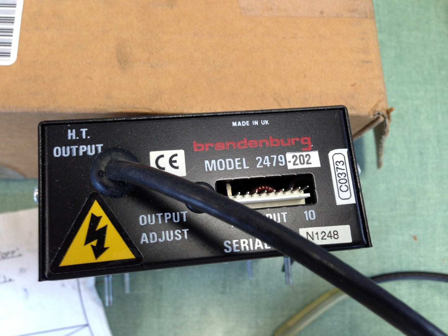 New Brandenburg 2479-202 Dc Power Supply,Eb02129,15V-3.5Kv, 2Ma,Tk