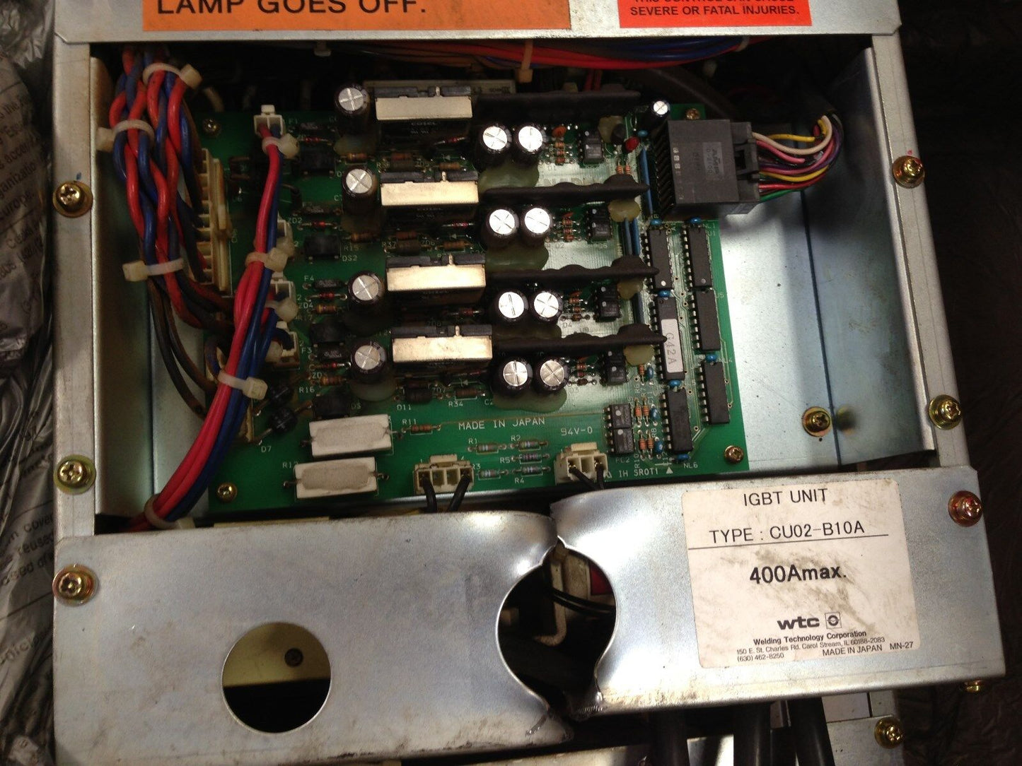 Wtc Cu02-B10a Igbt Unit, 400 Amp,Tn
