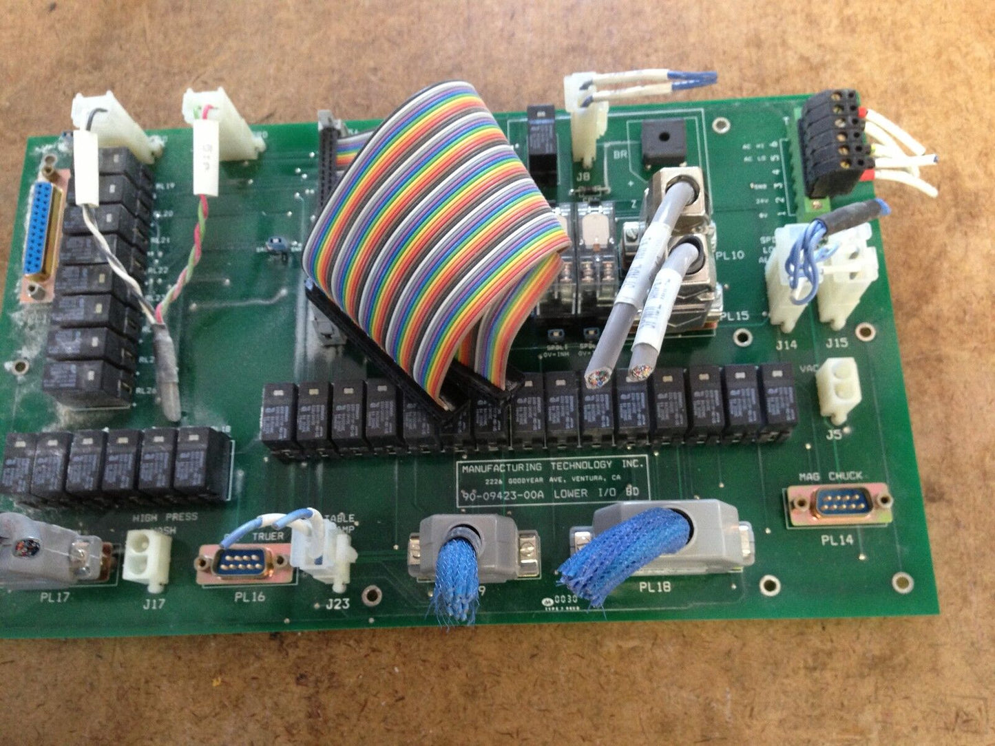Manufacturing Technology Mti 90-09423-00A I/O Bd,El-11198-00D,Lower I/O Board,Sc