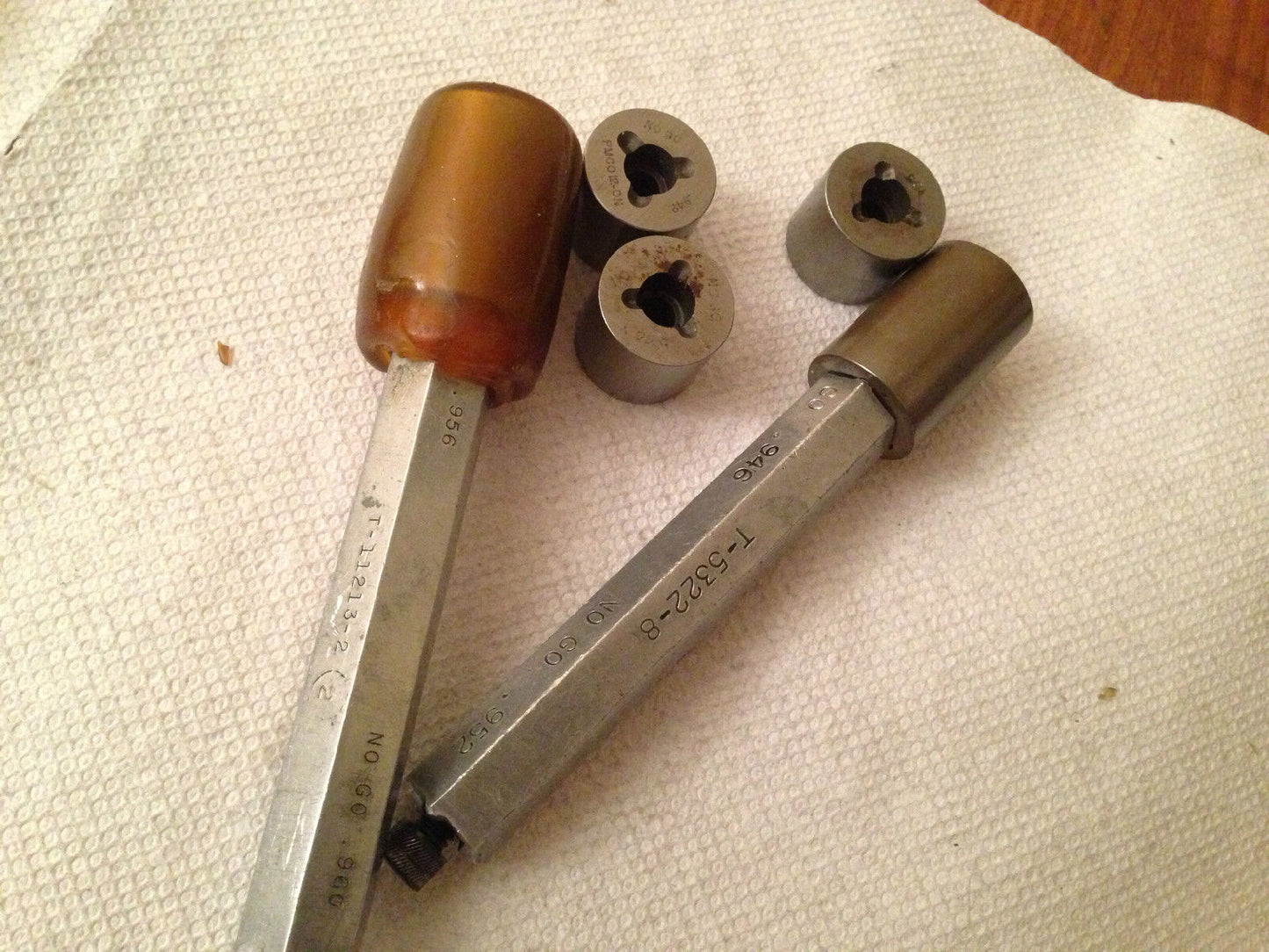 Lot The Pipe Machinery Inspection Go No Go Plug Gage .940 .945 .942 .946 .956,Ag