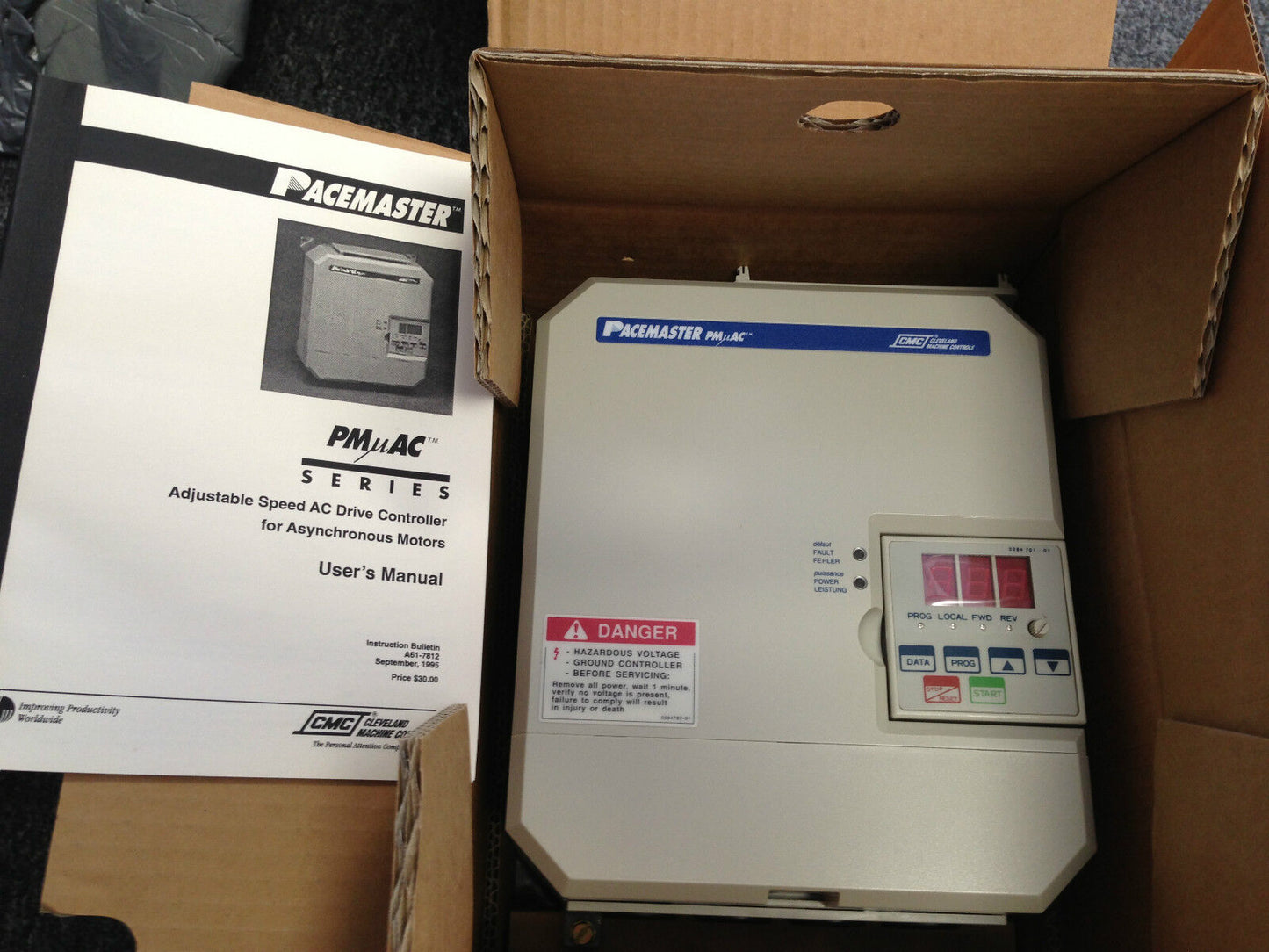 Cleveland Machine,Cmc Pmac-P4041-1Aa Ac Drive,400/460Vac,3Hp,New Old Stock,Tn