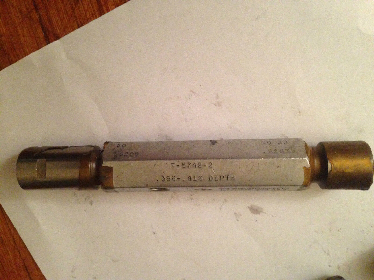 The Pipe Machinery 8209,8287 Go No Go Plug Gauge Inspection Gage .8209 .8287,Ag