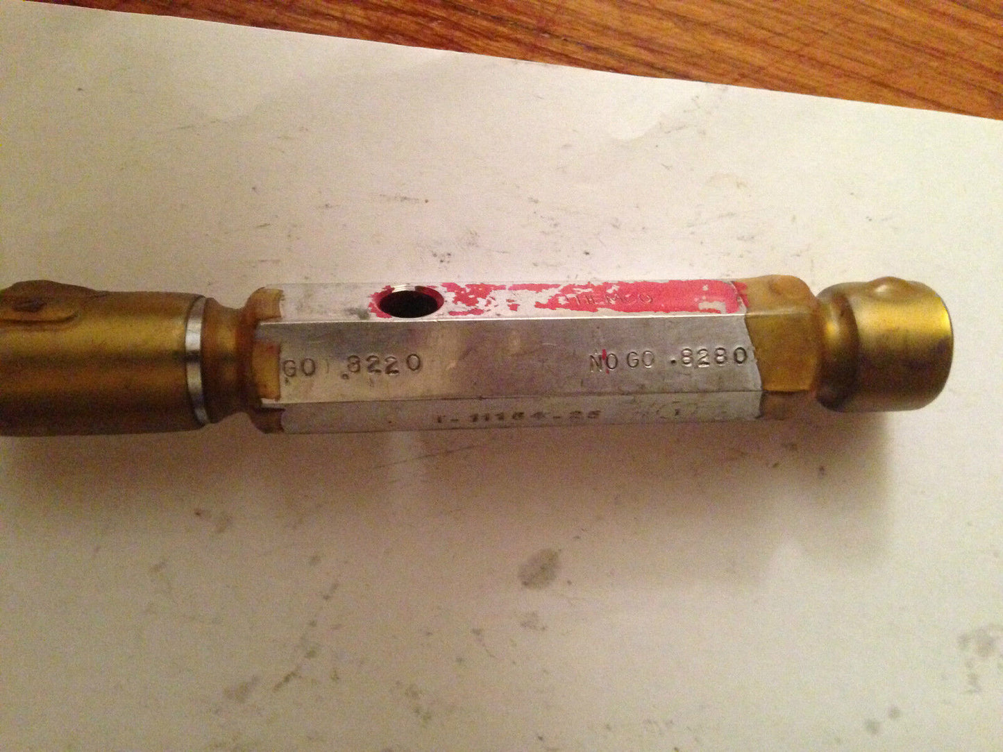 Lot 2 The Pipe Machinery 8220 Go No Go Plug Gauge Inspection Gage .8220 .8280,Ag